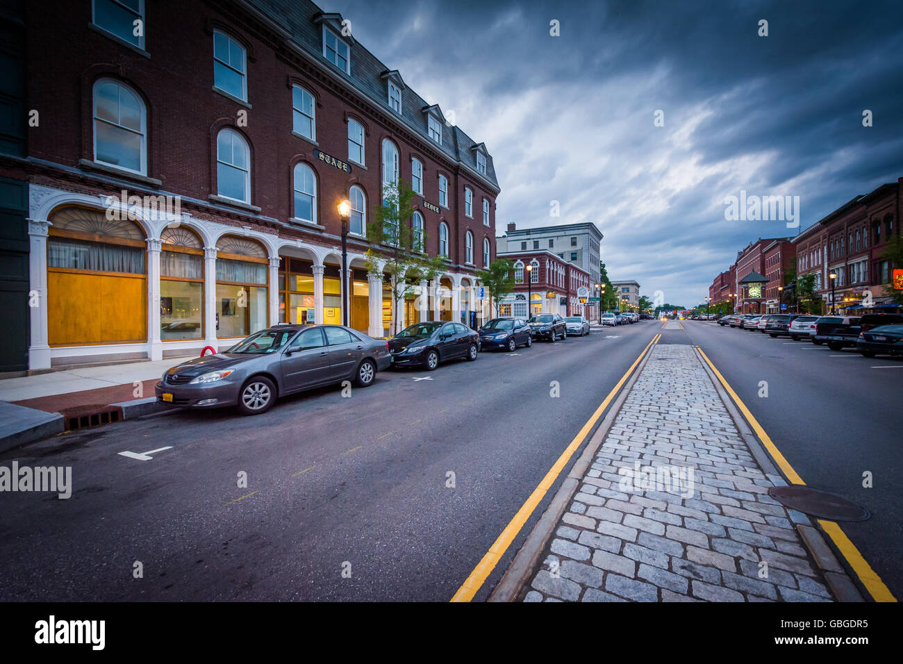Main Street, in downtown Concord, New Hampshire Stock Photo Alamy