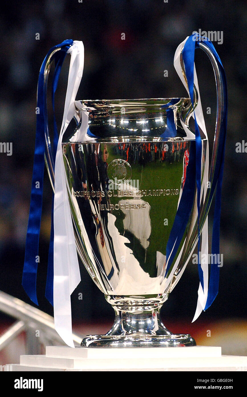 Uefa Champions League Trophy Coupe Des Stock Photo 1517530190