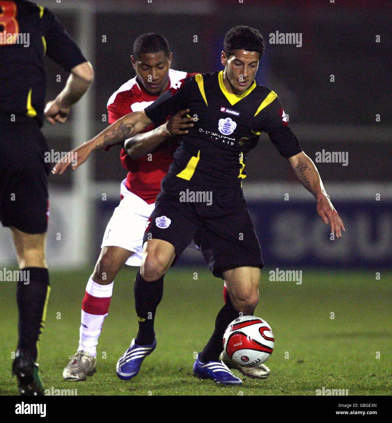 Charlton athletics ashley miller and queens park rangers romone rose hi