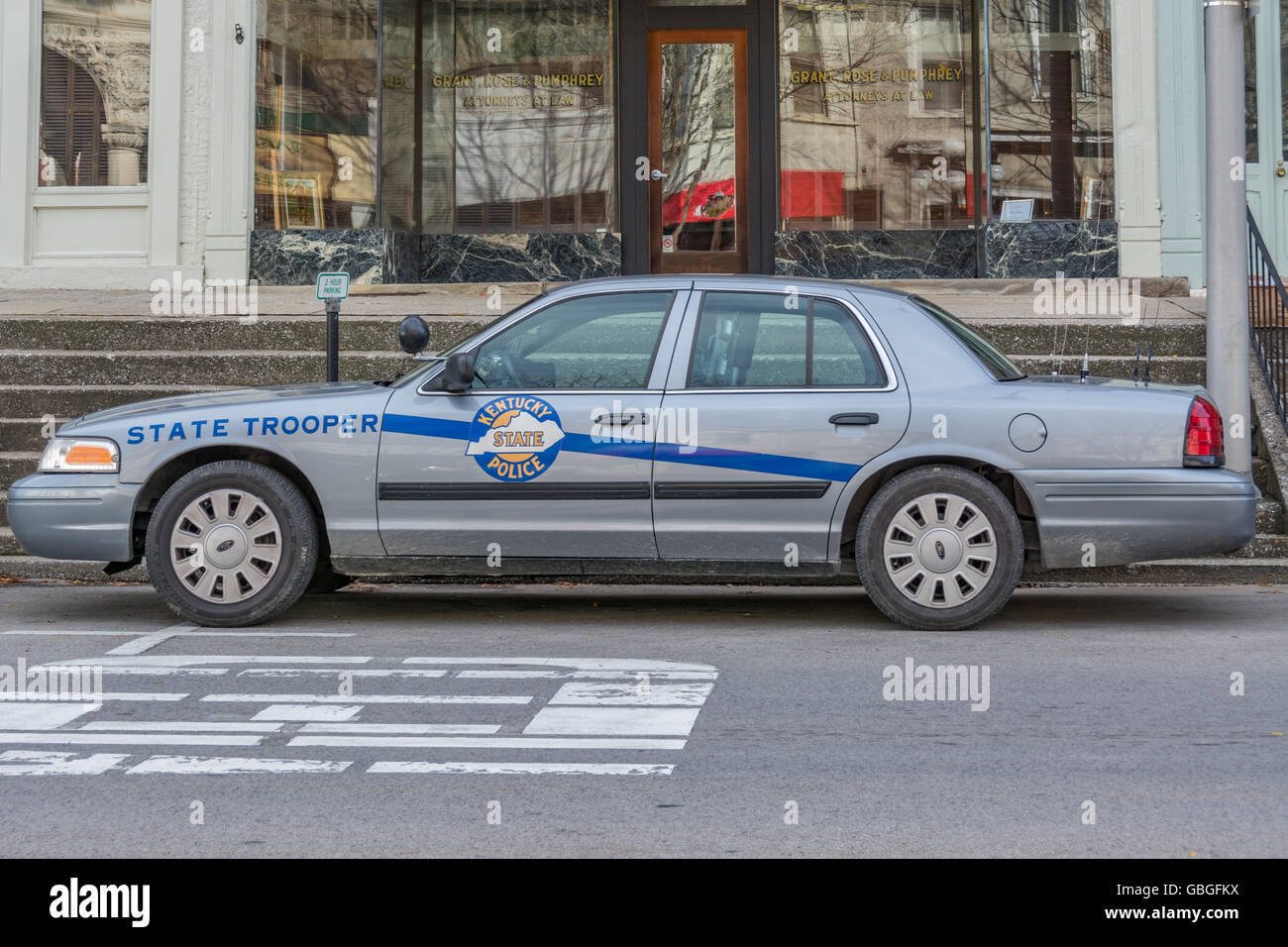 Kentucky State Trooper police car Stock Photo
