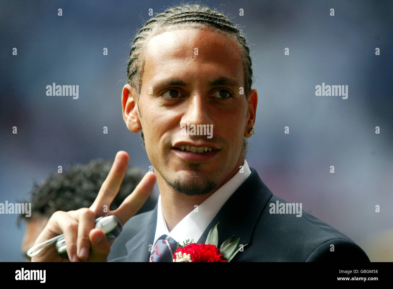 Maillot Manchester United Signé Rio Ferdinand - Autographe Imprimé - Collector