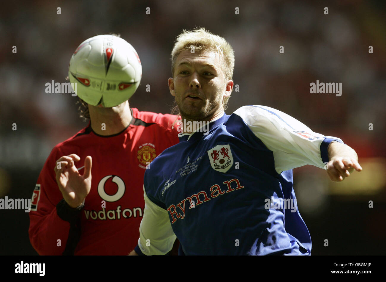 Soccer axa fa cup final manchester united v millwall hi-res stock ...