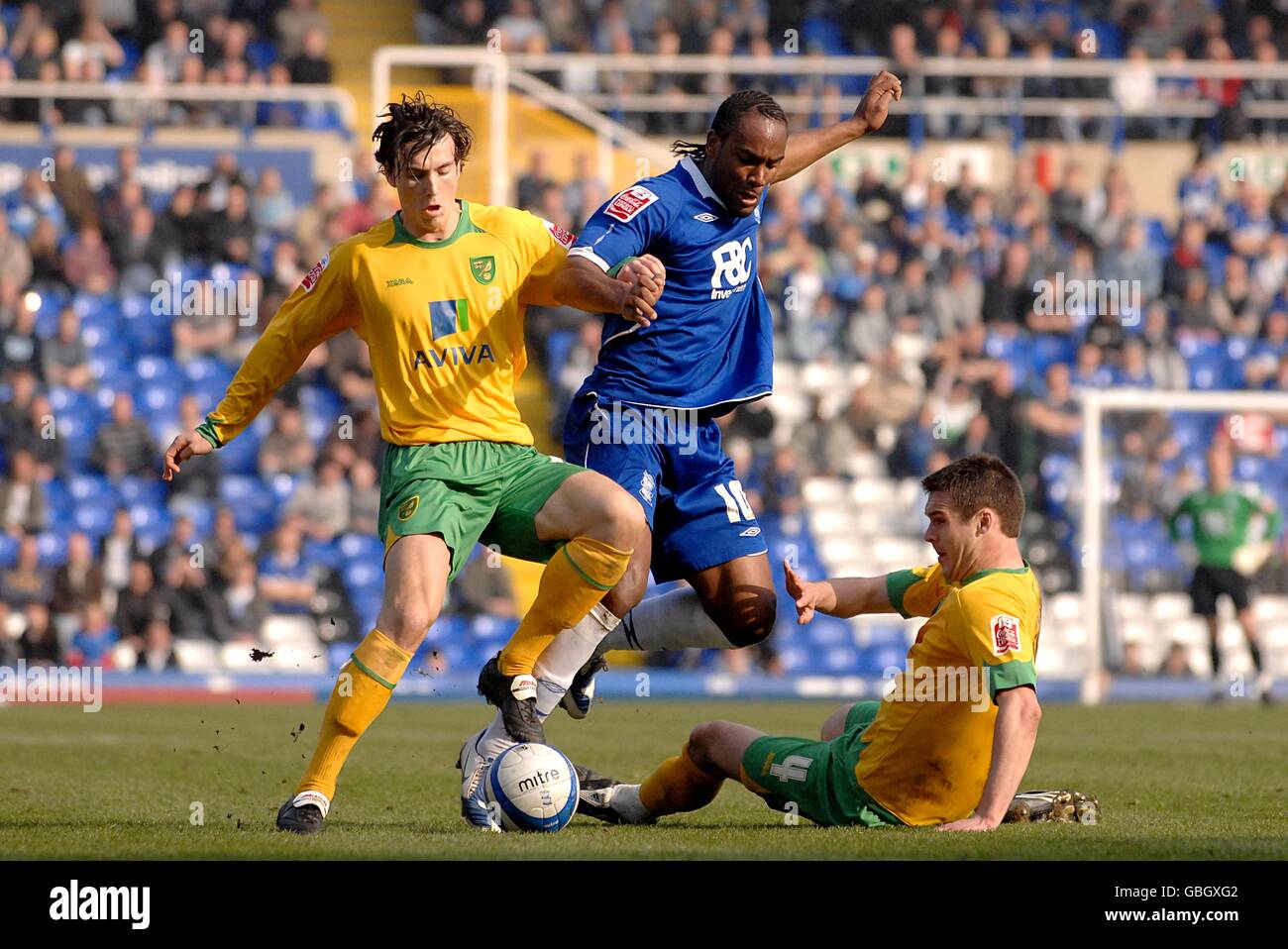 Soccer - Coca-Cola Football League Championship - Birmingham City v Norwich City - St Andrews Stadium Stock Photo