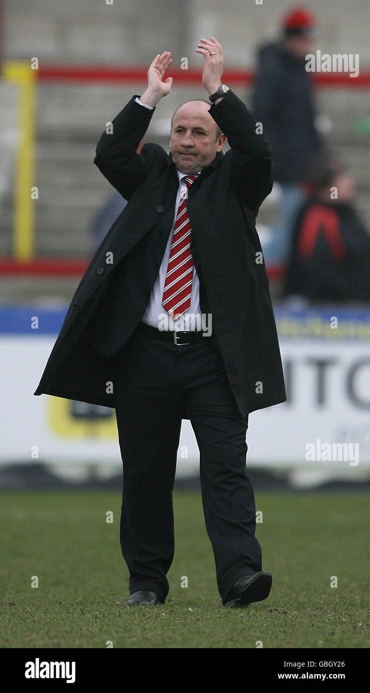 Soccer - Coca-Cola Football League Two - Accrington Stanley v Exeter City - Fraser Eagle Stadium Stock Photo