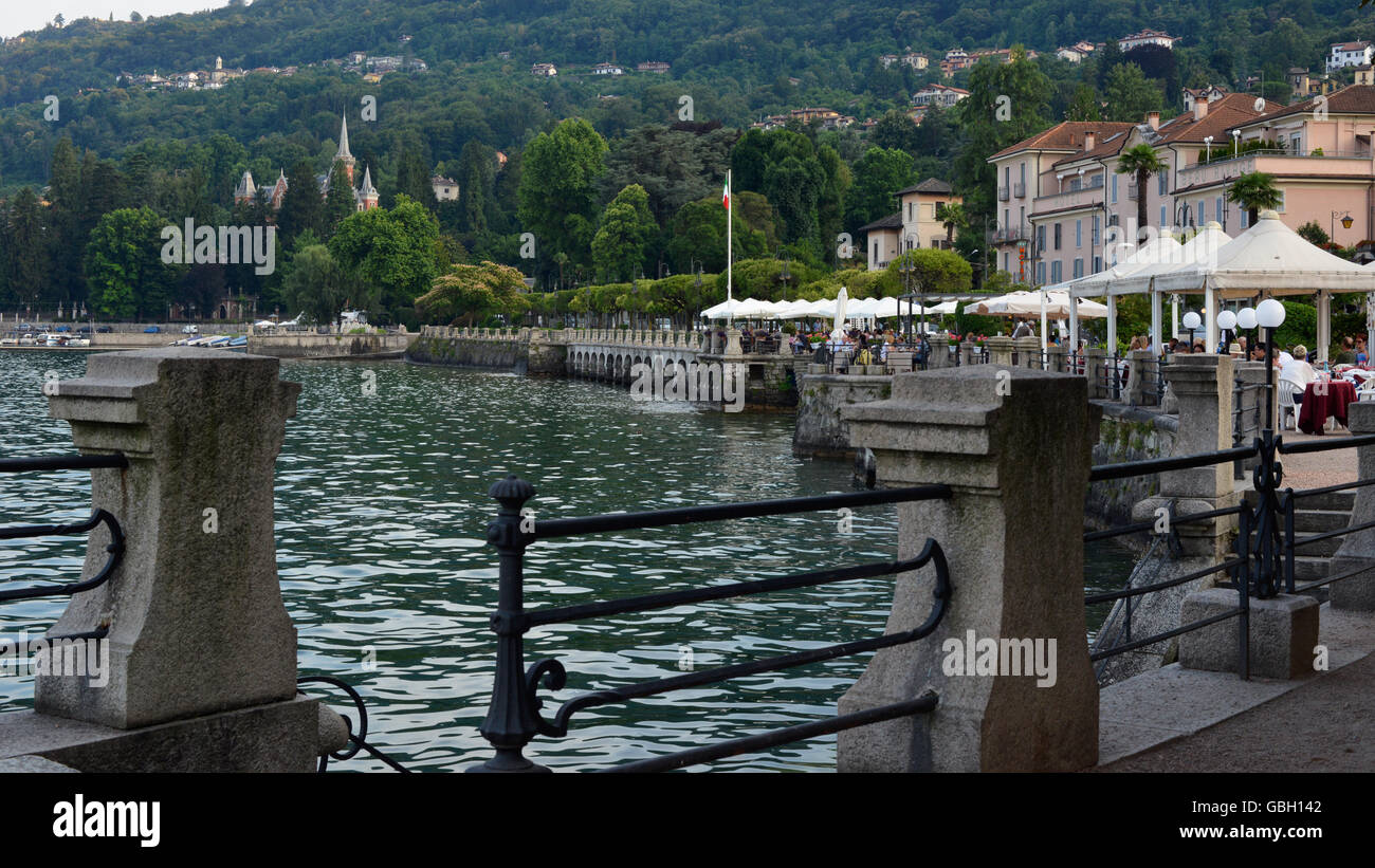 Lake Maggiore Baveno lakeside Stock Photo - Alamy