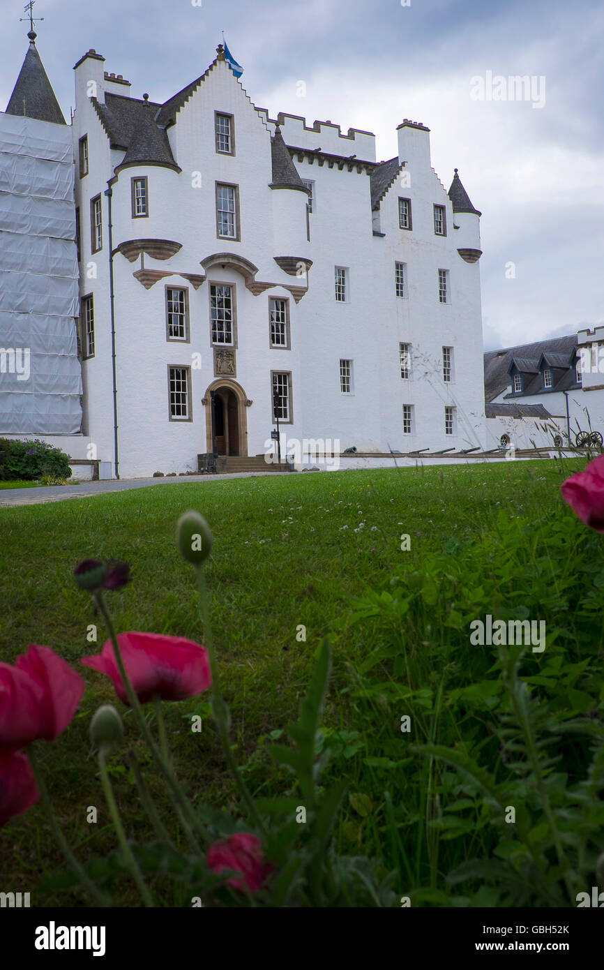 blair castle in scotland before the storm Stock Photo Alamy