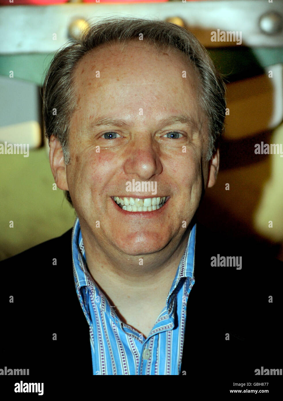 Award winning animator Nick Park poses for media as he launches the new