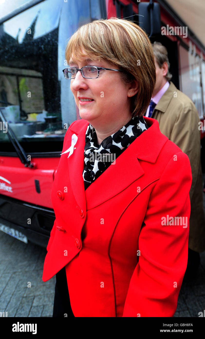 Home Secretary Jacqui Smith during a visit to a consultation event in
