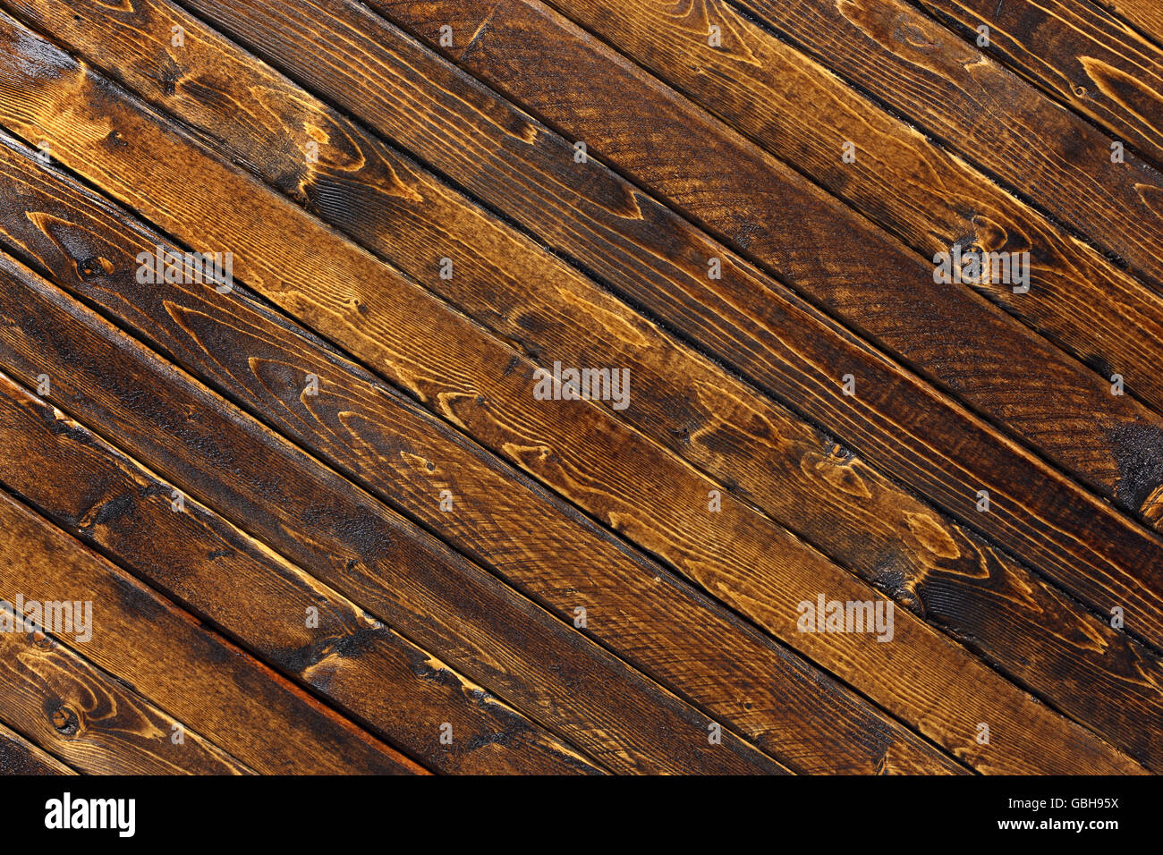 Striped wooden background Stock Photo