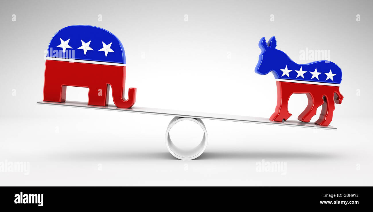 Red elephant icon republican hi-res stock photography and images - Alamy