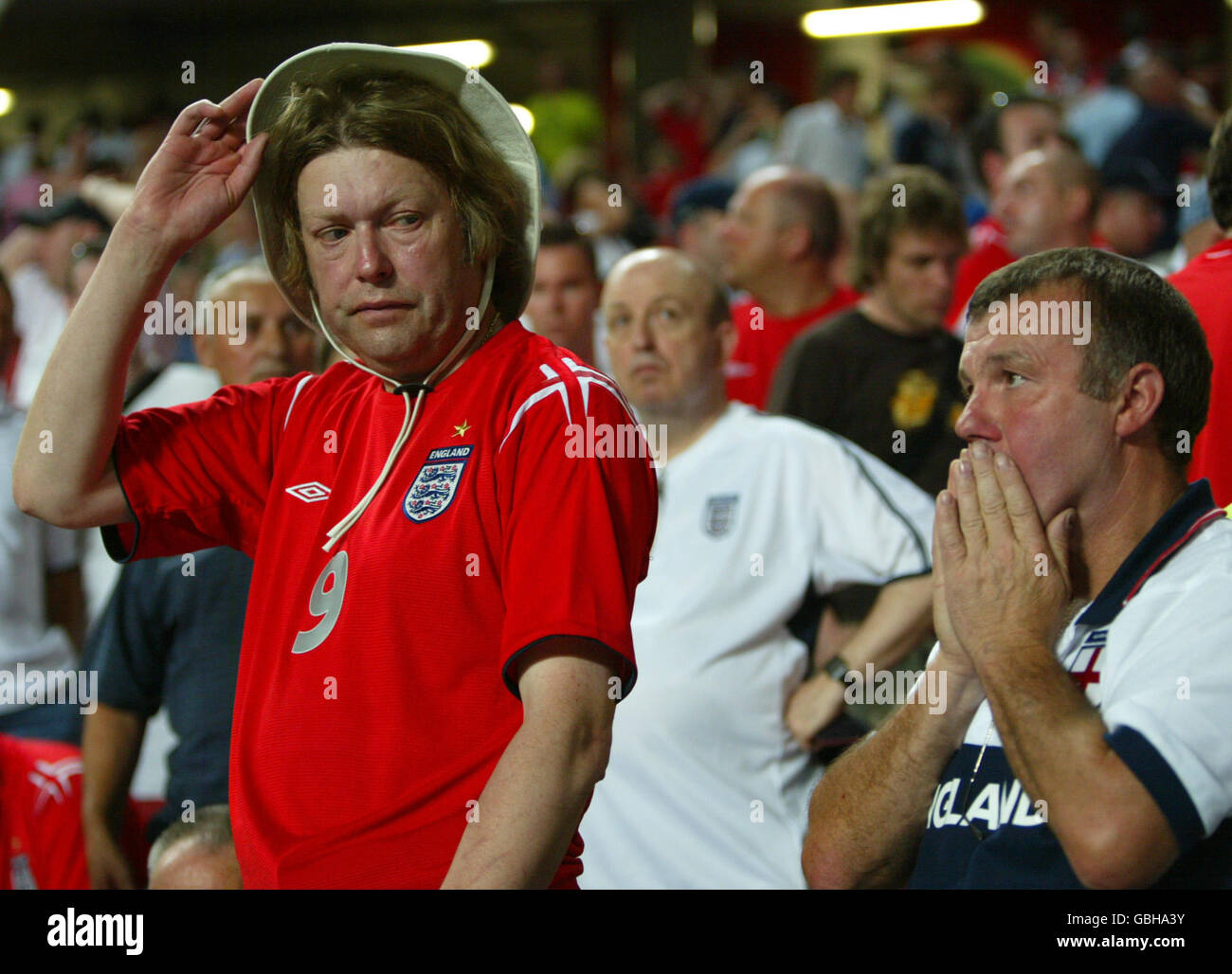 Euro 2004 england fans hi-res stock photography and images - Page