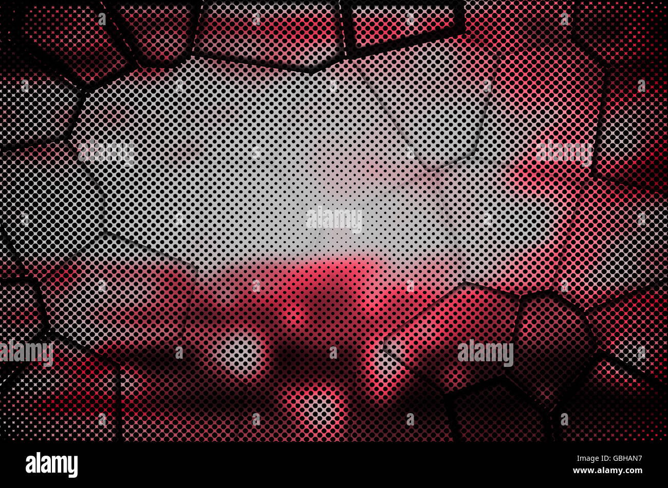 abstract red color background with square pattern Stock Photo - Alamy