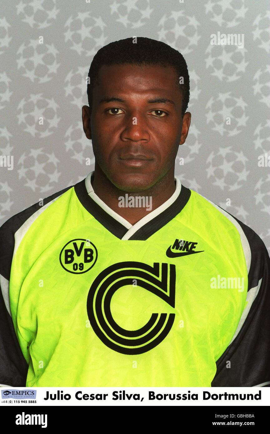 Uefa champions league 1995 96 julio cesar silva hires stock