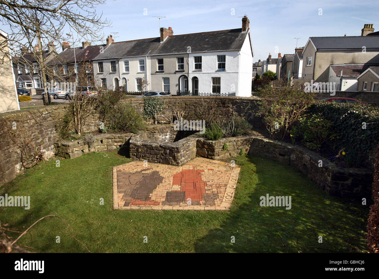 Whitland General Stock - Welsh Landmarks. Hywel Dda memorial garden and ...