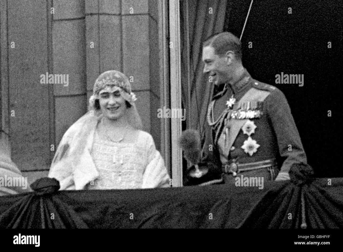 Royalty - Duke and Duchess of York - Wedding - Buckingham Palace Stock Photo