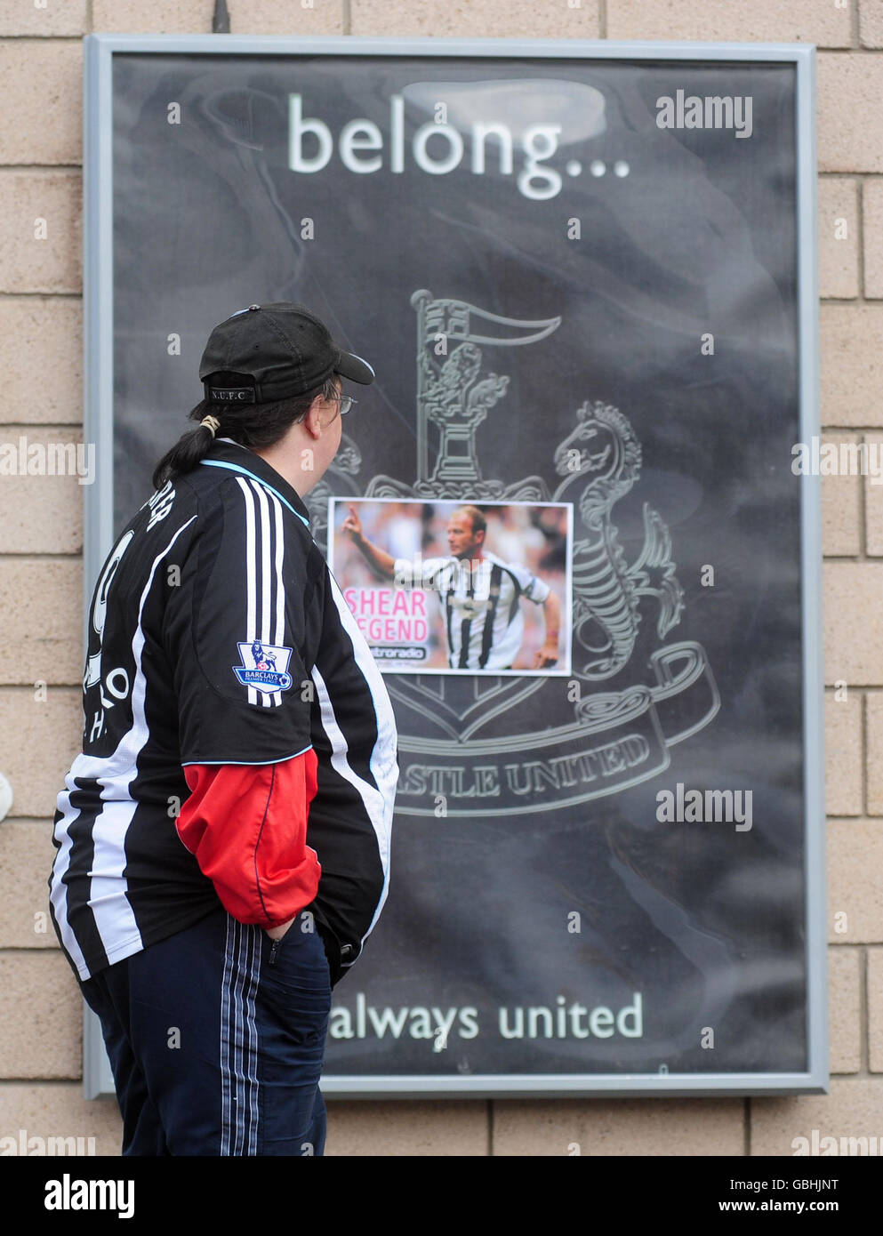 Alan Shearer Newcastle United Door Poster 