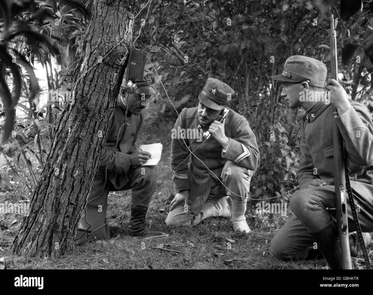 War - World War One - Italian Troops Stock Photo