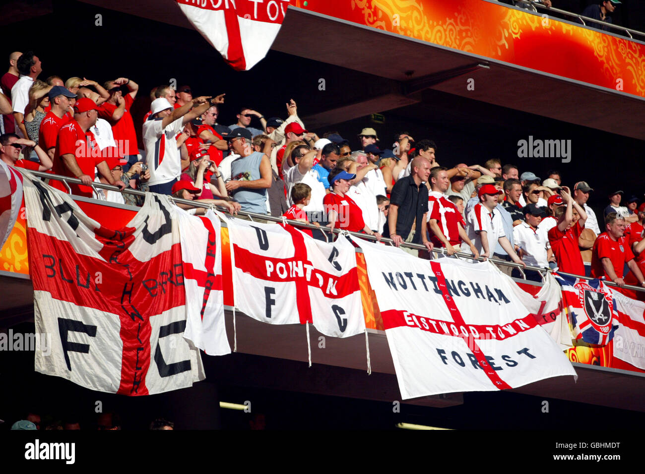 Euro 2004 england fans hi-res stock photography and images - Page