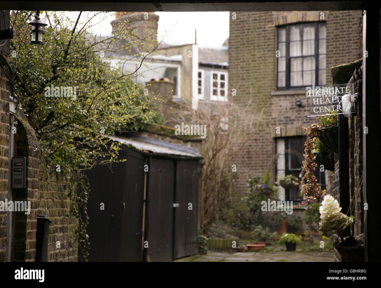 Highgate views London. A view of Highgate Health Centre in Highgate