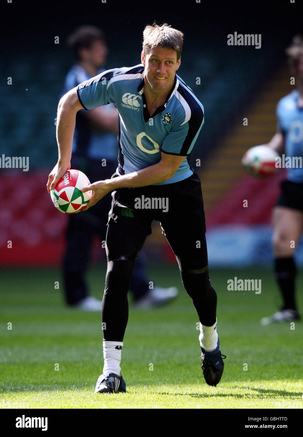 Ireland's Ronan O'Gara during the Captain's Run at the Millennium ...
