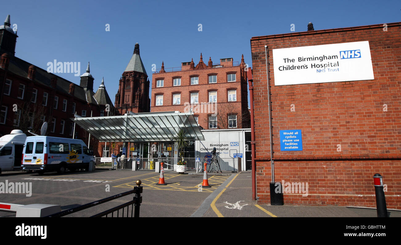 The exterior of Birmingham Children's Hospital. A damning report into ...