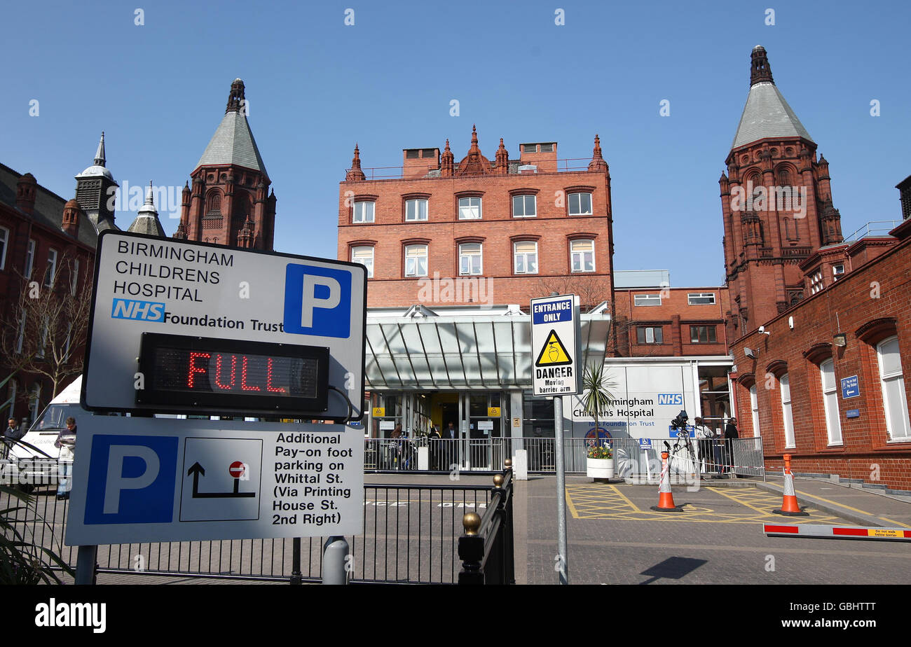 Birmingham Children's Hospital Stock Photo - Alamy