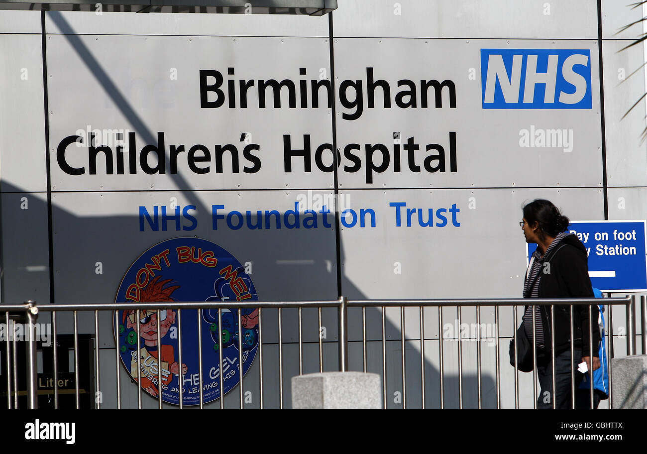 The exterior of Birmingham Children's Hospital. A damning report into ...