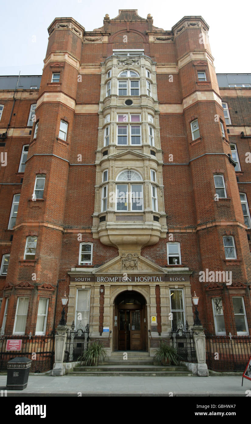 General View of the Royal Brompton Hospital, Chelsea, London Stock