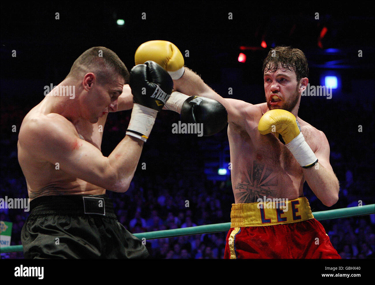 Boxing - Andy Lee v Alexander Sipos - Middleweight Bout - Dublin O2 Arena Stock Photo