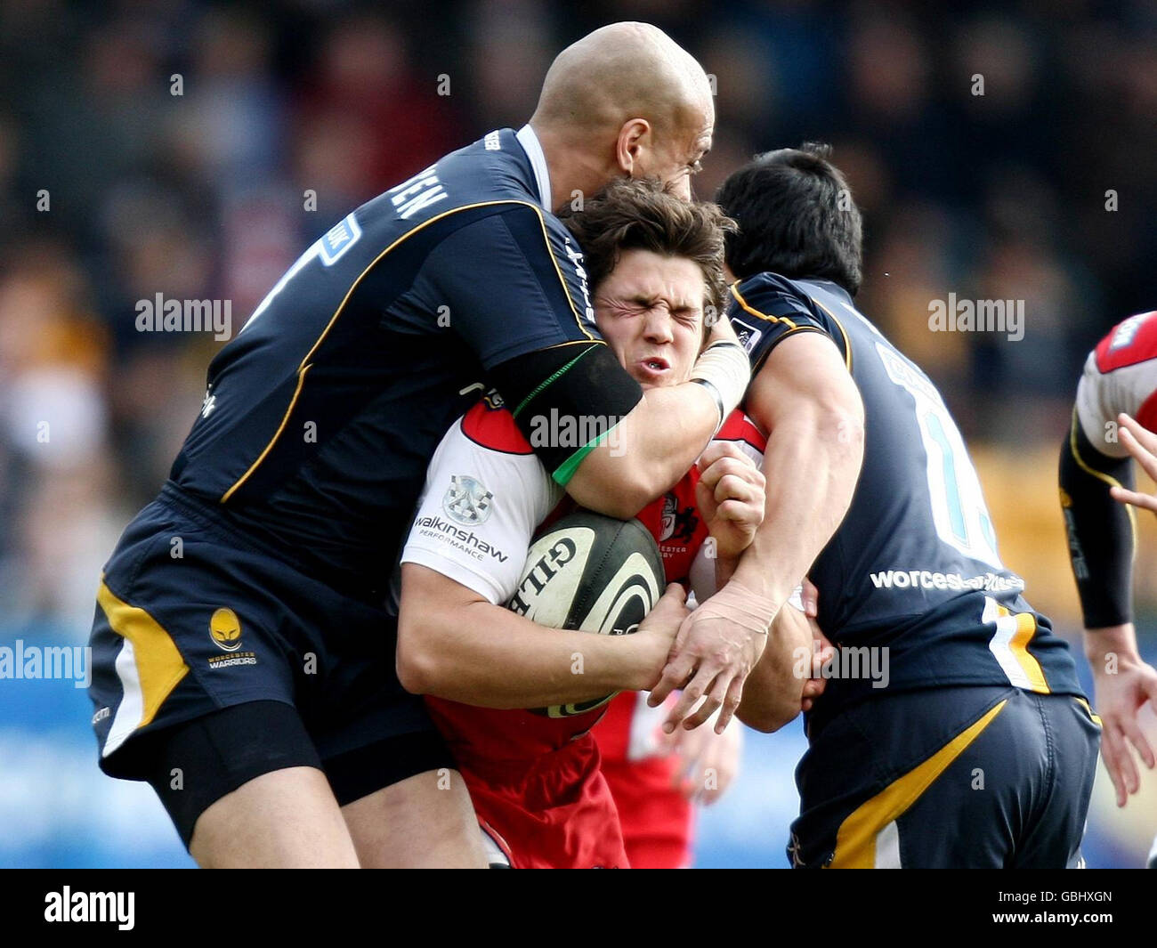 Rugby Union - Guinness Premiership - Worcester v Gloucester - Sixways Stock Photo