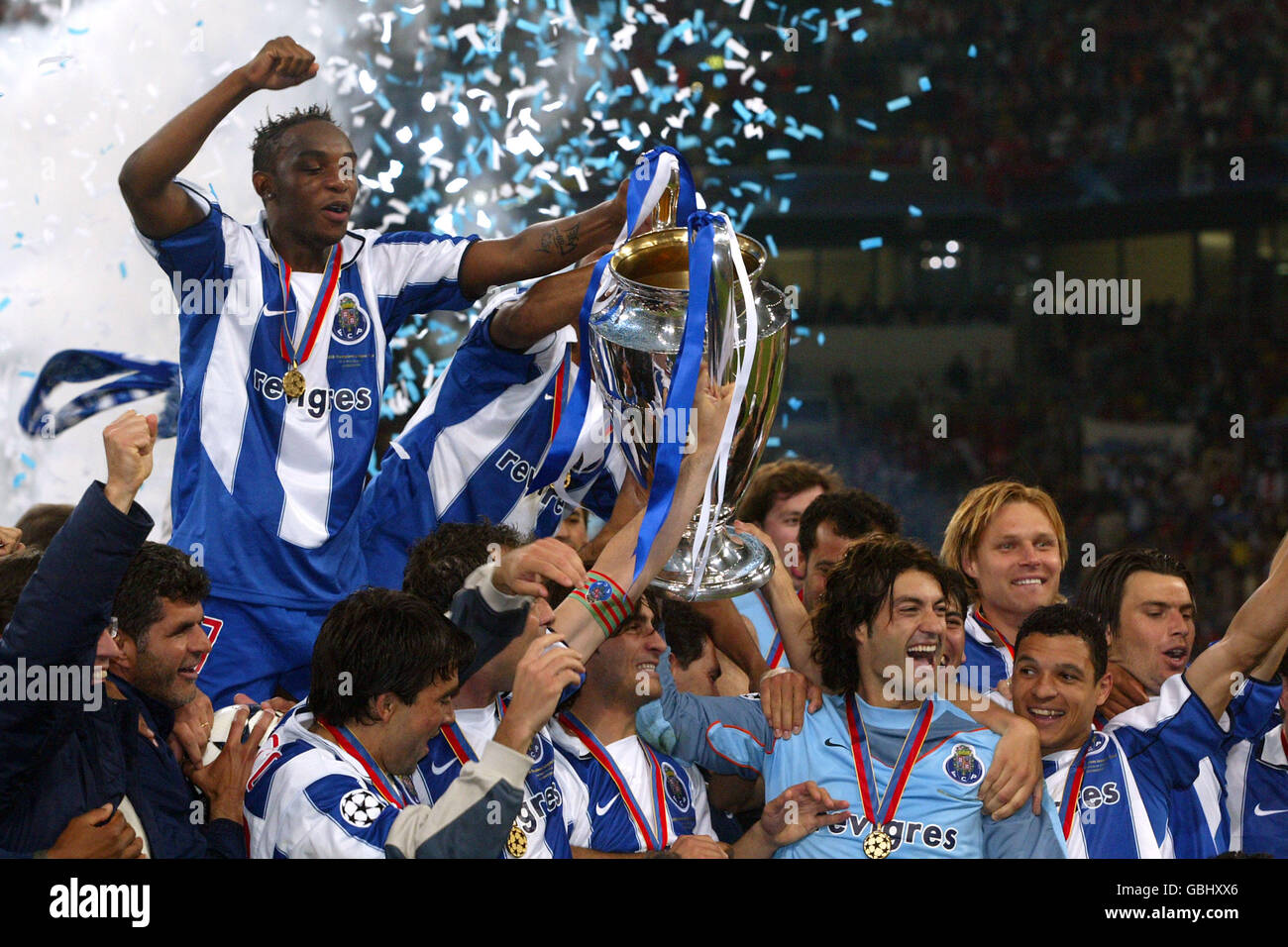 Soccer UEFA Champions League Final Monaco v FC Porto Stock Photo
