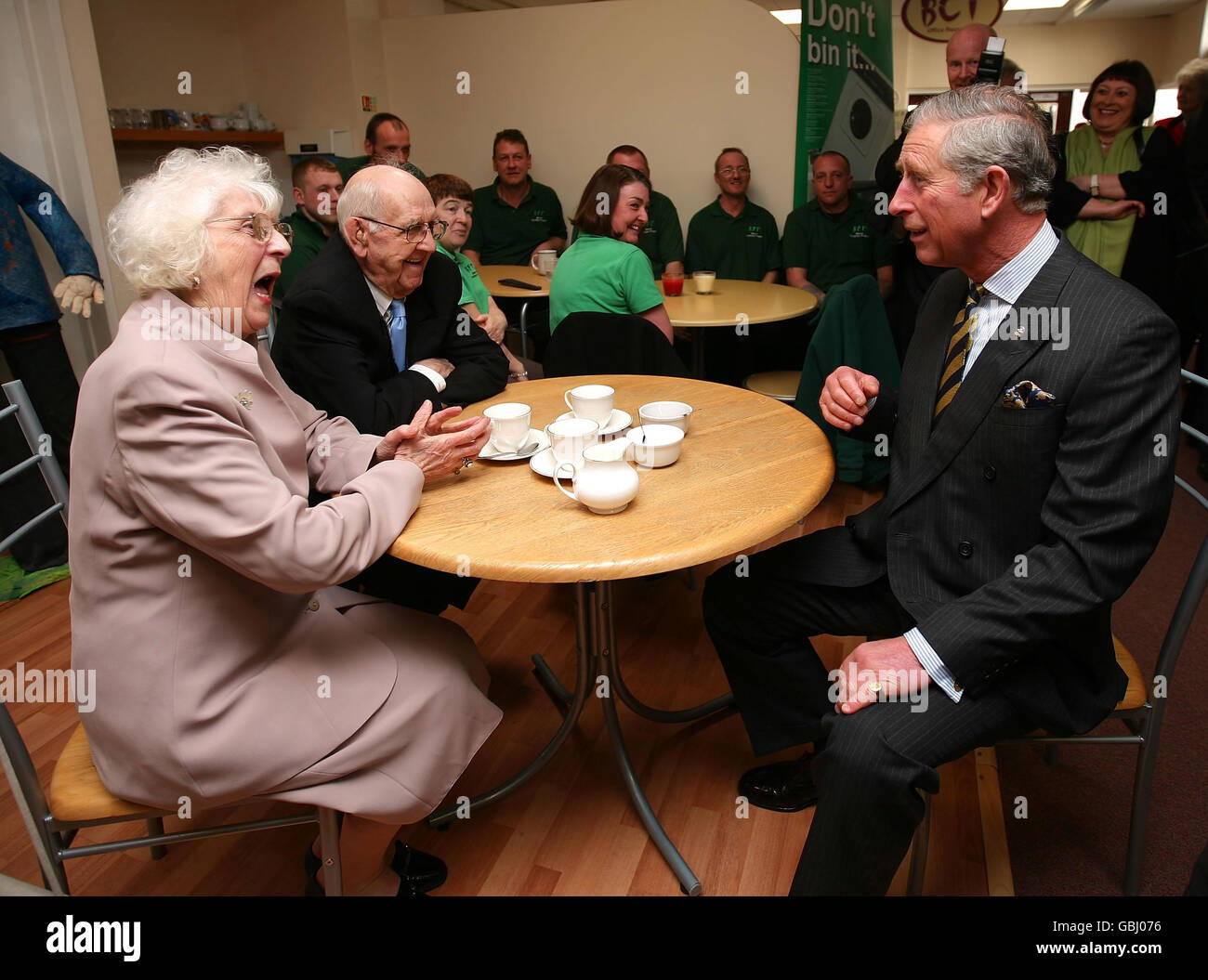 Prince of Wales visits Cheshire Stock Photo Alamy