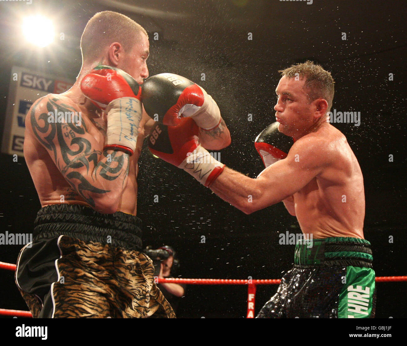 Boxing Commonwealth SuperFeatherweight Title Ricky Burns v Michael