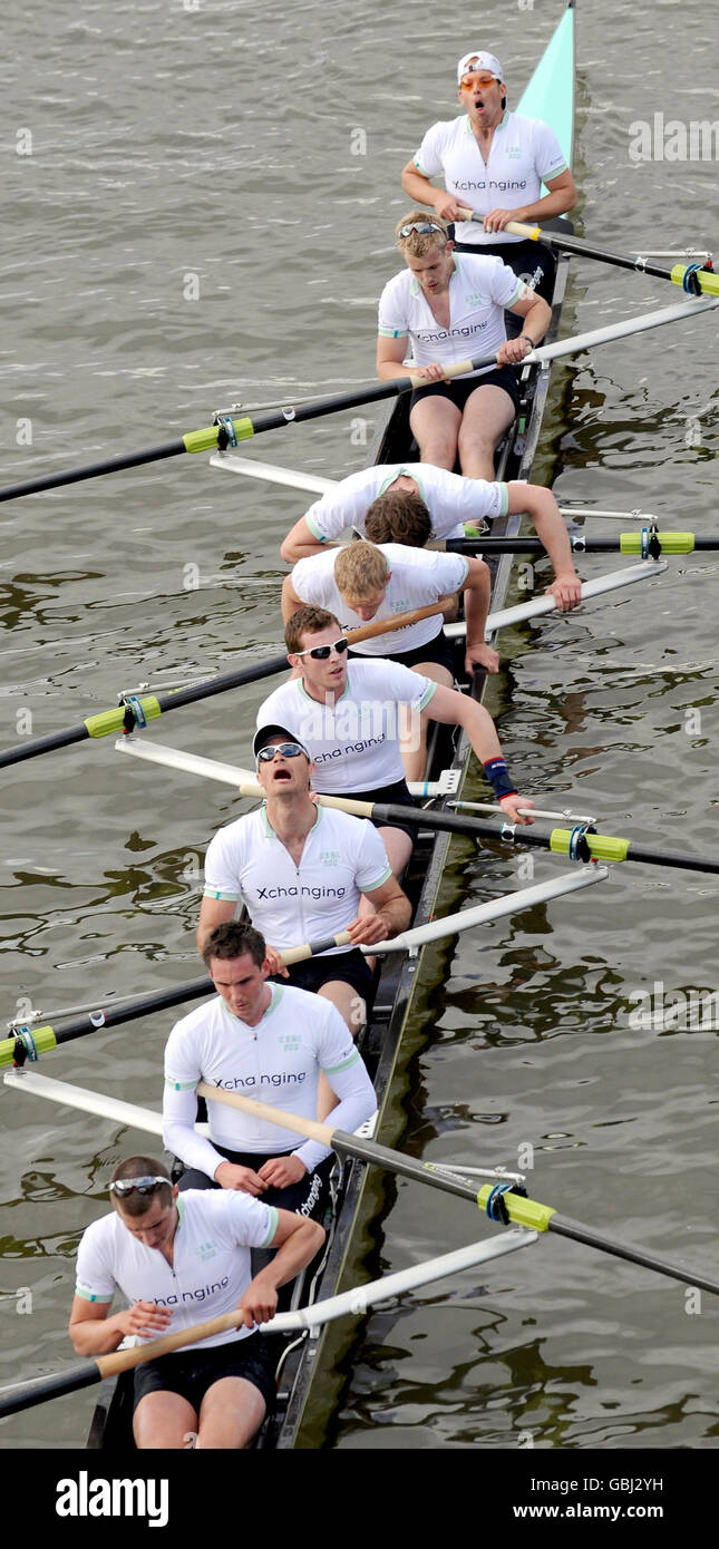 Rowing - The Boat Race 2009 - River Thames Stock Photo - Alamy