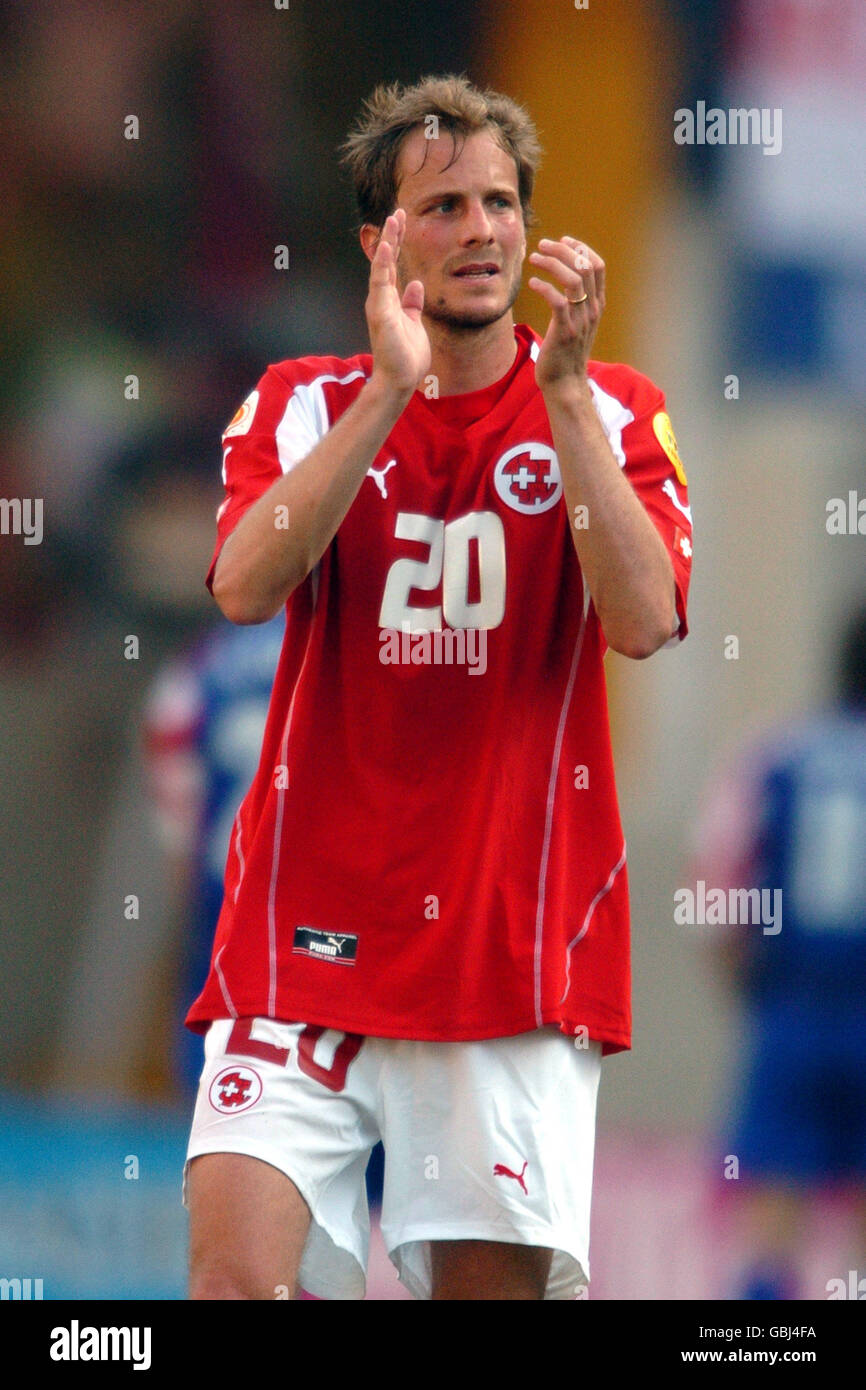 Football euro 2004 top half stock clap hires stock photography and