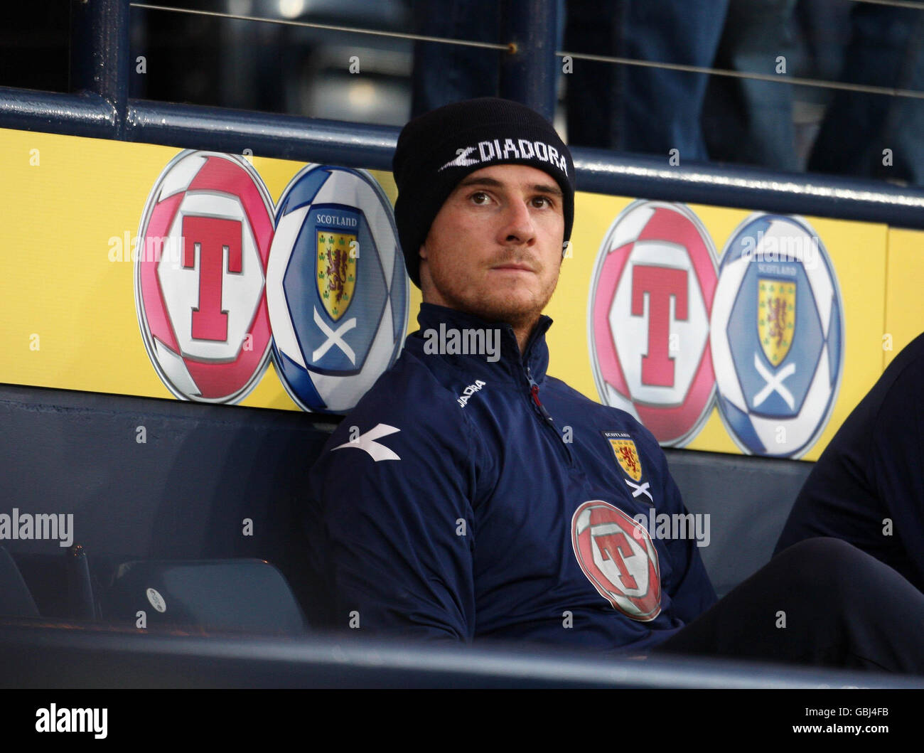 Scotland's Barry Ferguson during the World Cup Qualifying match at Hampden Park, Glasgow. Stock Photo