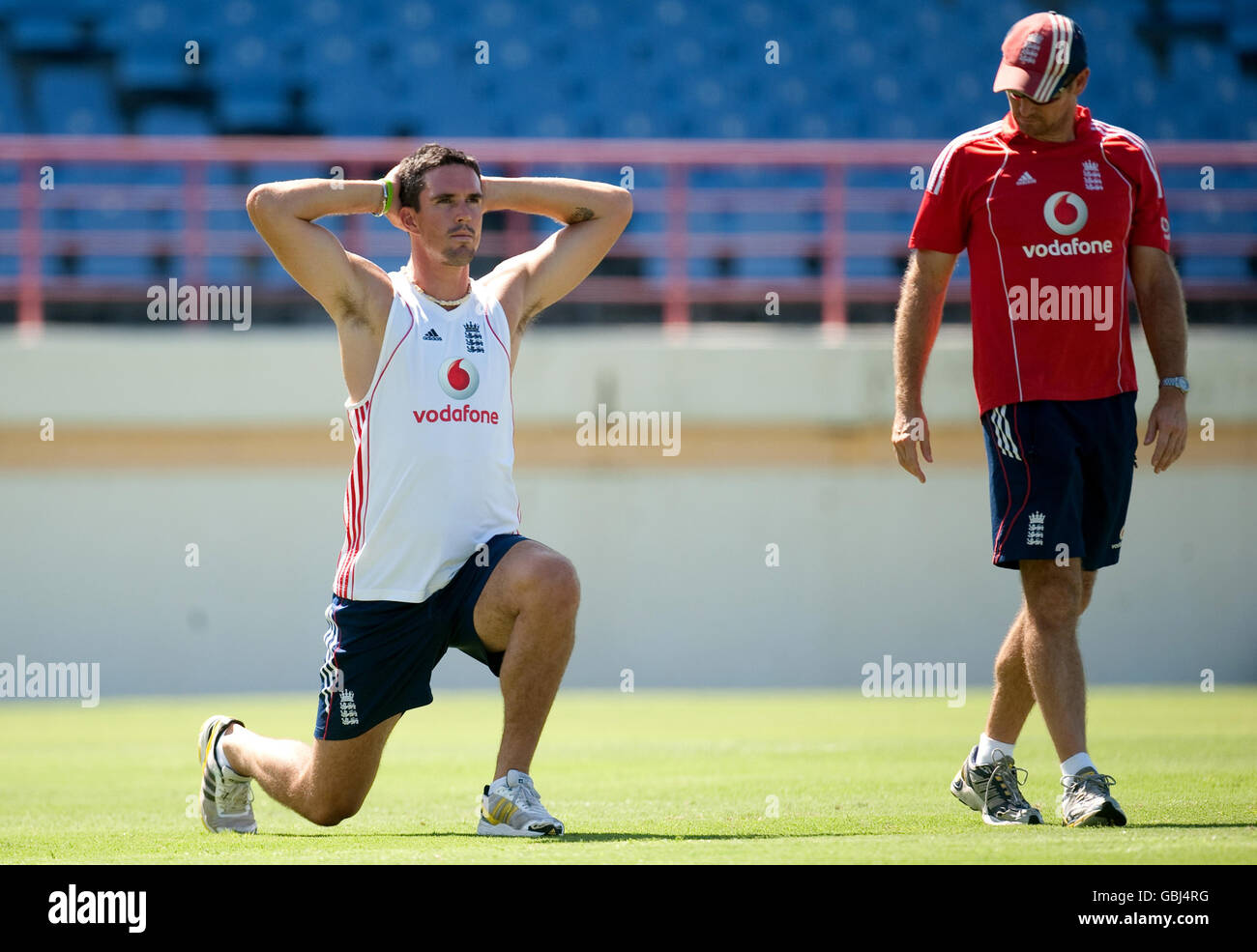 Cricket England Practice Session Beausejour Stadium. England's