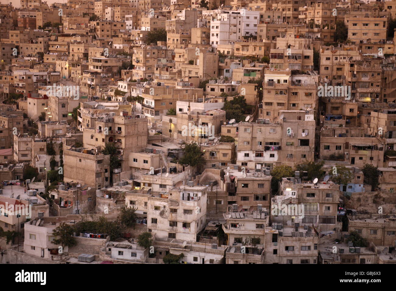 The City Centre of the City Amman in Jordan in the middle east Stock Photo  - Alamy