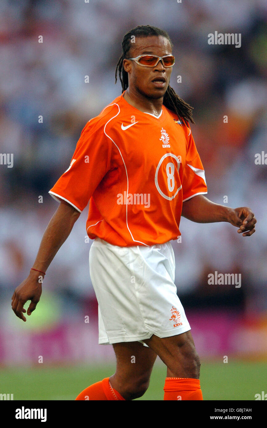 Football - International friendly - Belgique / Hollande. Edgar Davids, Hollande Photo Stock - Alamy