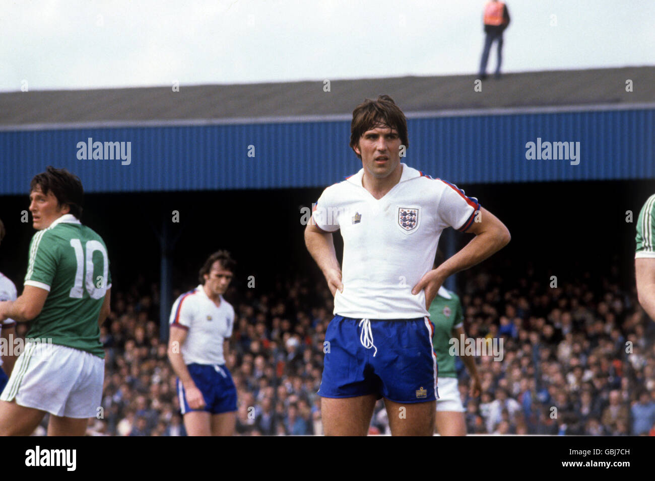 Soccer - Home International Championship - Northern Ireland v England - Windsor Park Stock Photo