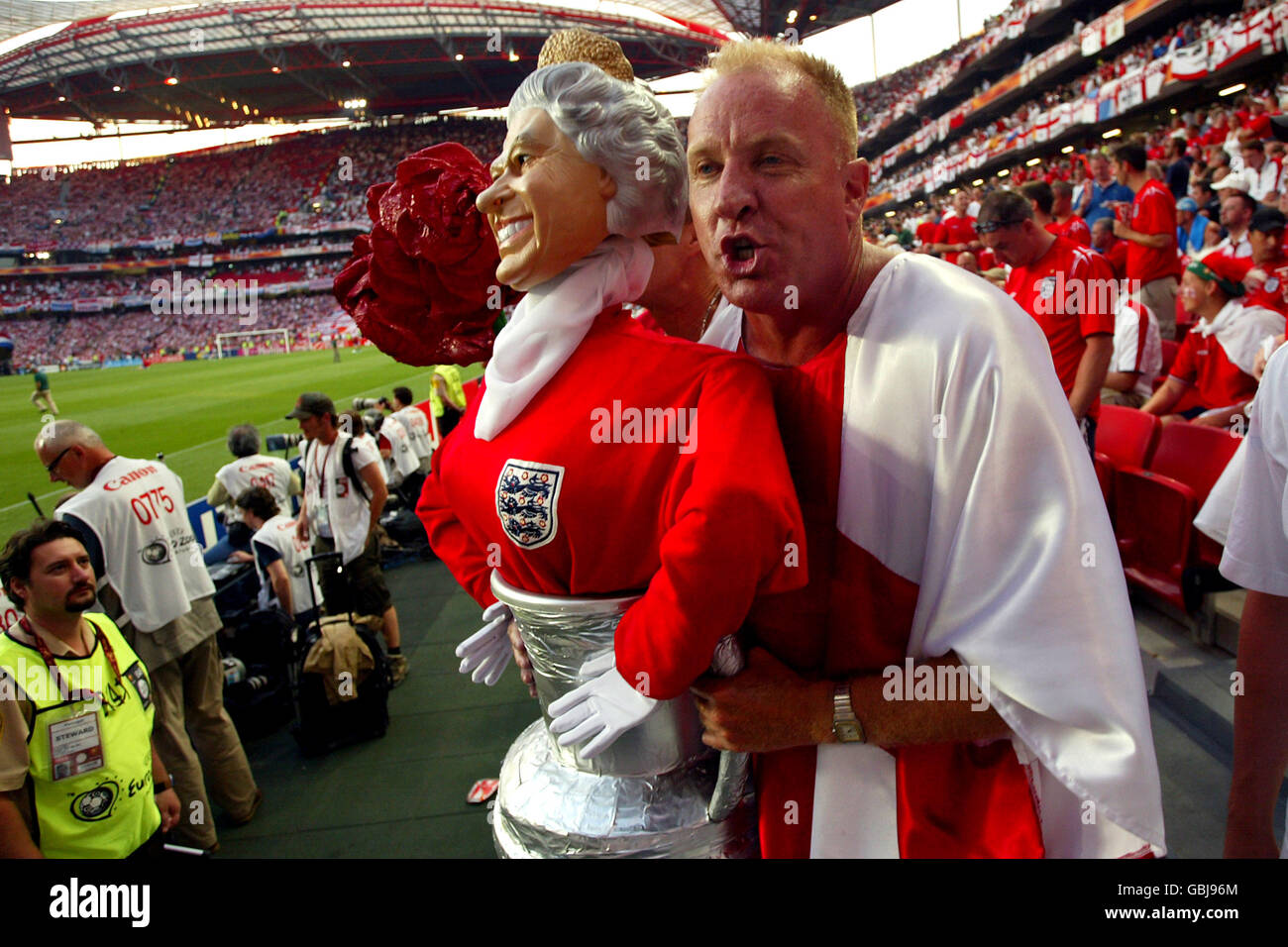 Euro 2004 england fans hi-res stock photography and images - Page
