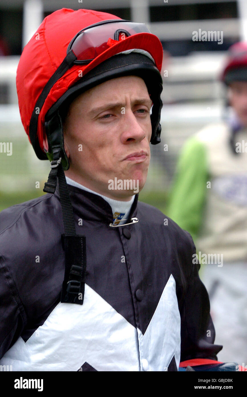 Horse Racing, York Races. Jockey Shane Kelly Stock Photo - Alamy