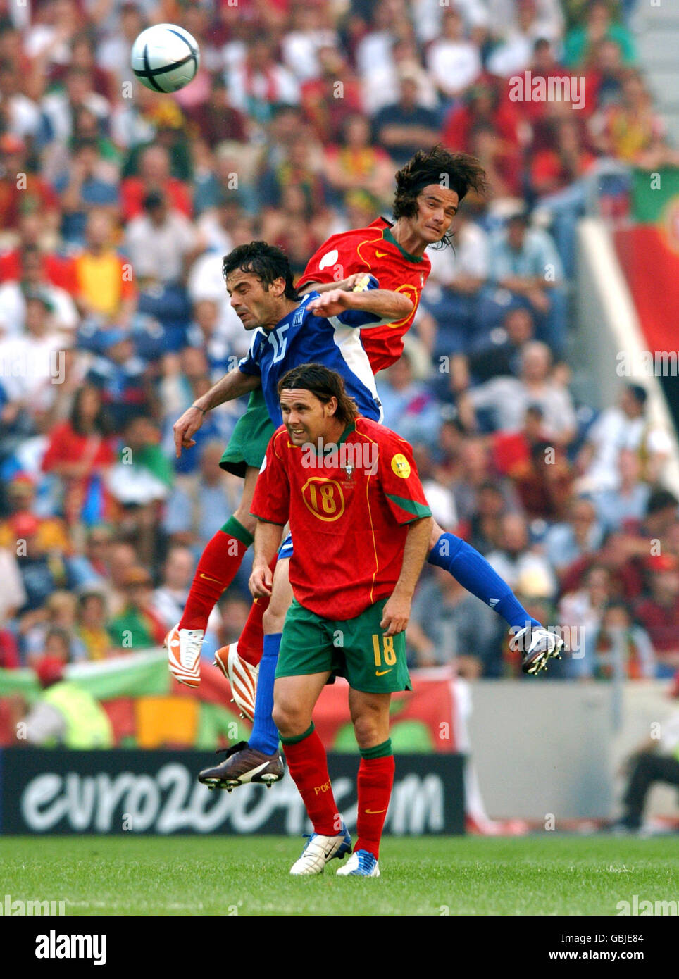 Soccer - UEFA European Championship 2004 - Group A - Portugal v Greece Stock Photo
