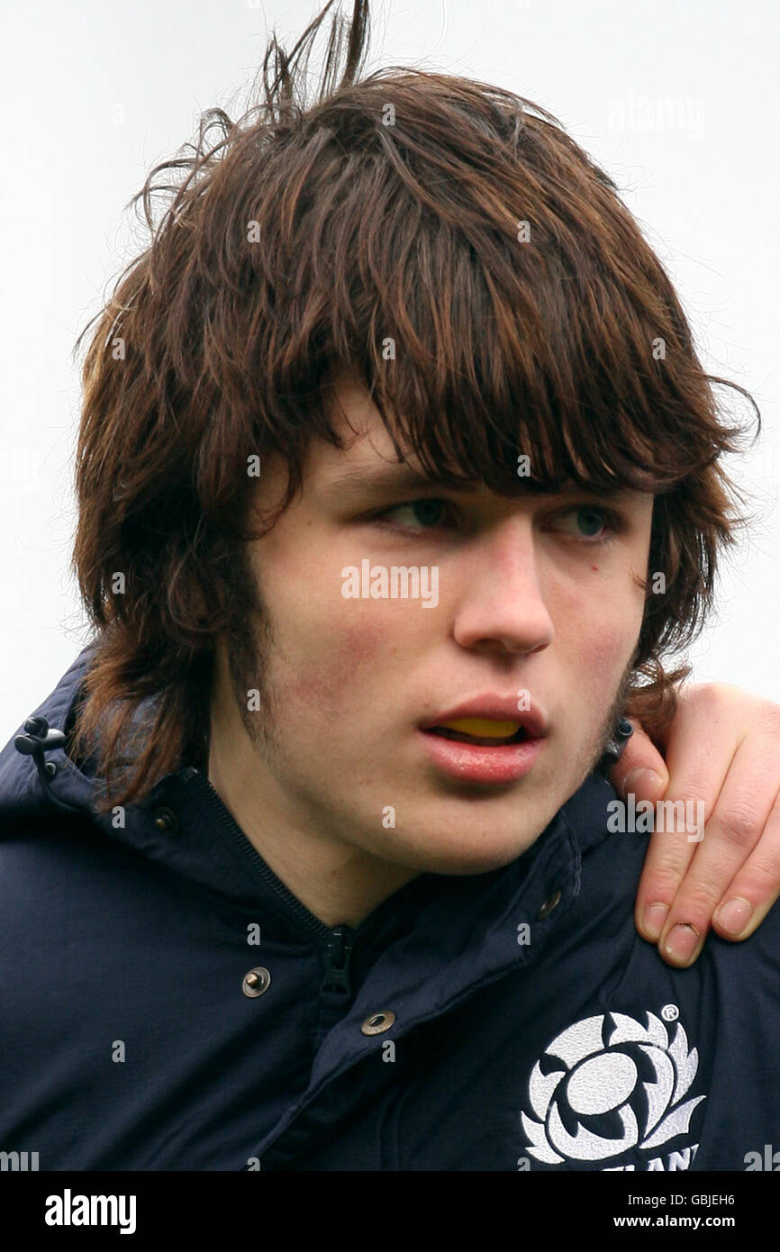 Rugby Union - England Under 18 v Scotland Under 18 - Kingston Park. Callum Wishart, Scotland Stock Photo