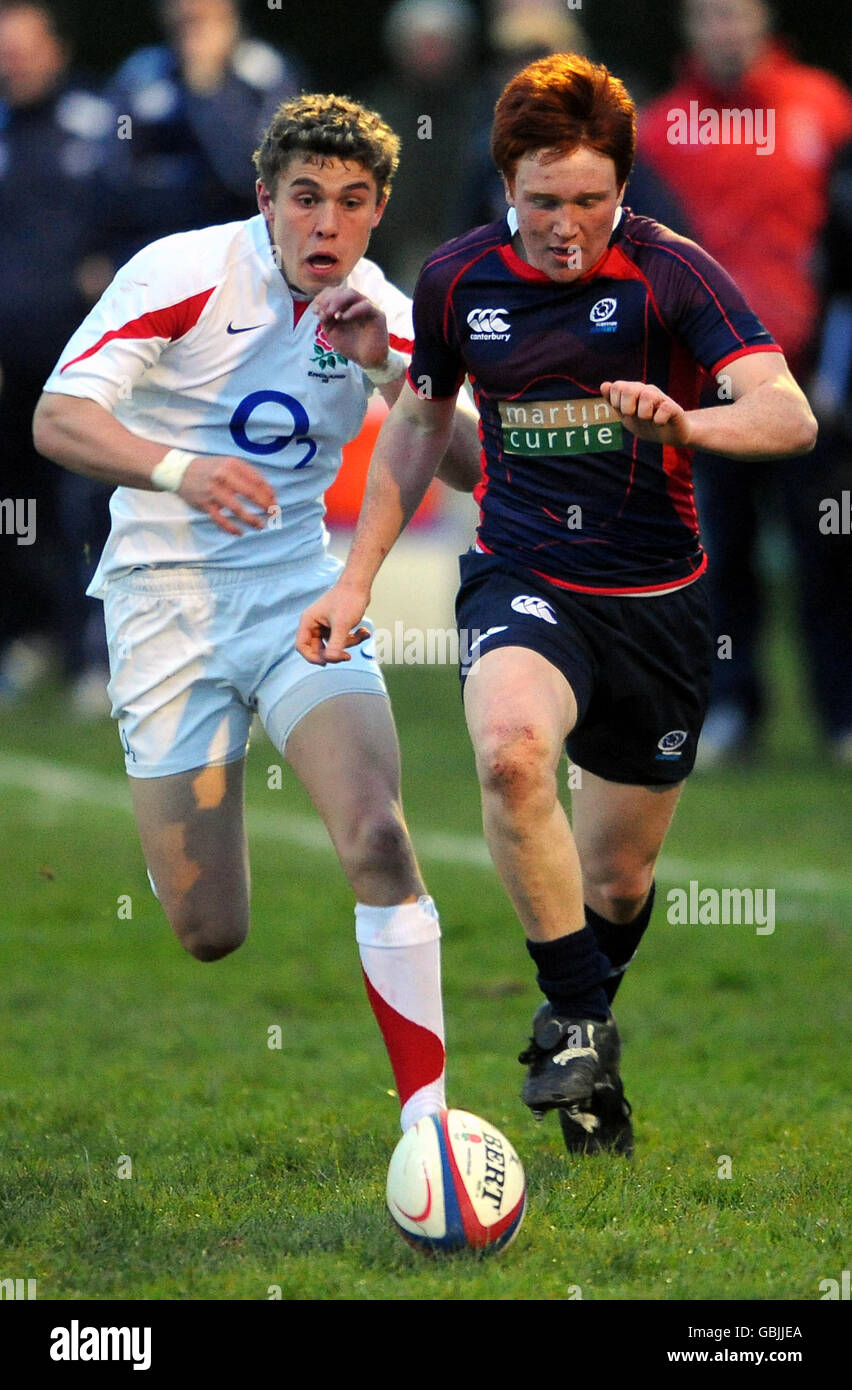 Rugby Union Millfield International Festival 2009 England U16 A V Scotland U17 Tor Rfc Stock Photo Alamy