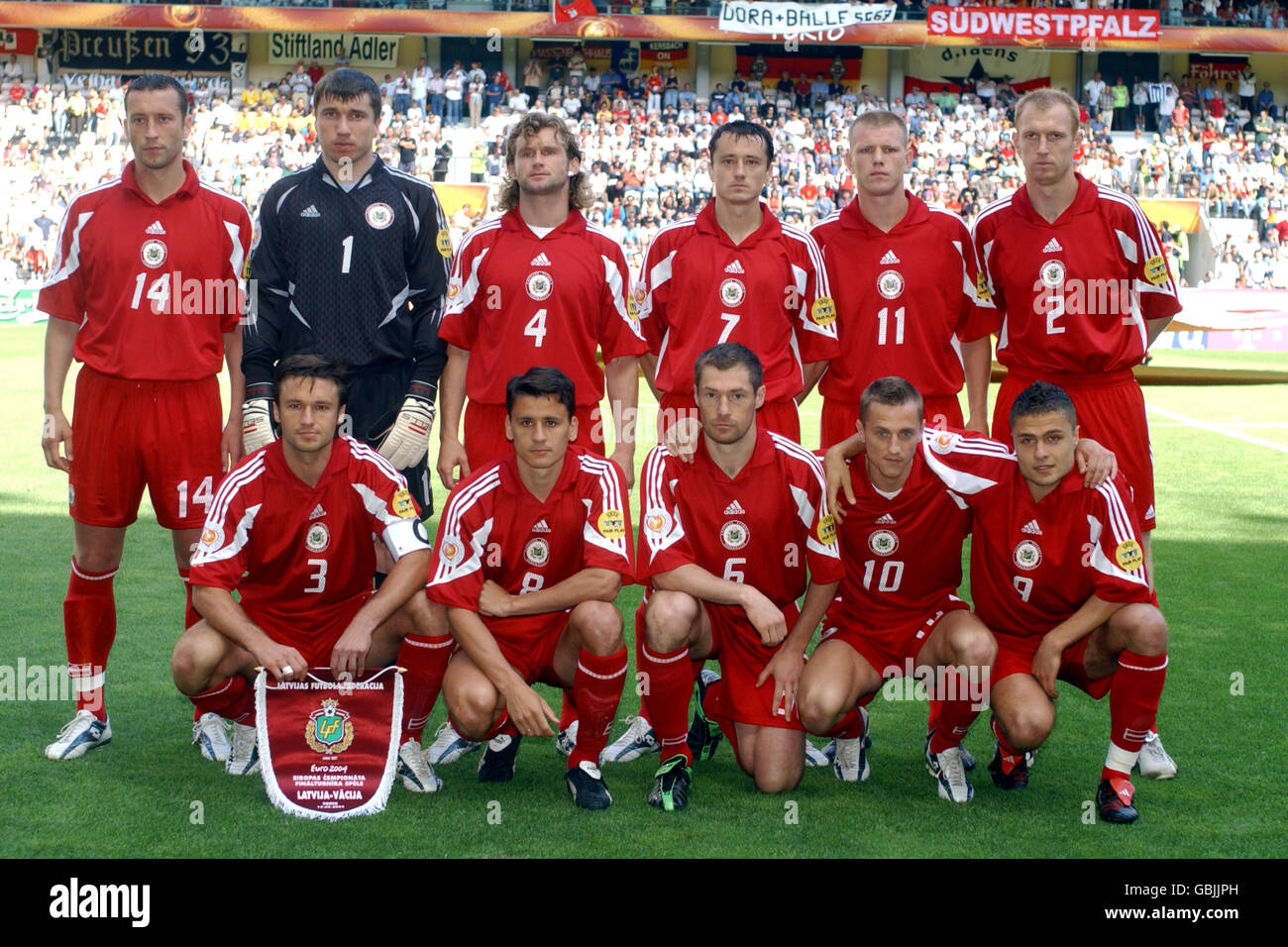 Soccer - UEFA European Championship 2004 - Group D - Latvia v