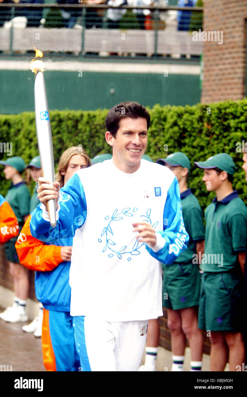 Tennis Wimbledon 2004 Stock Photo Alamy