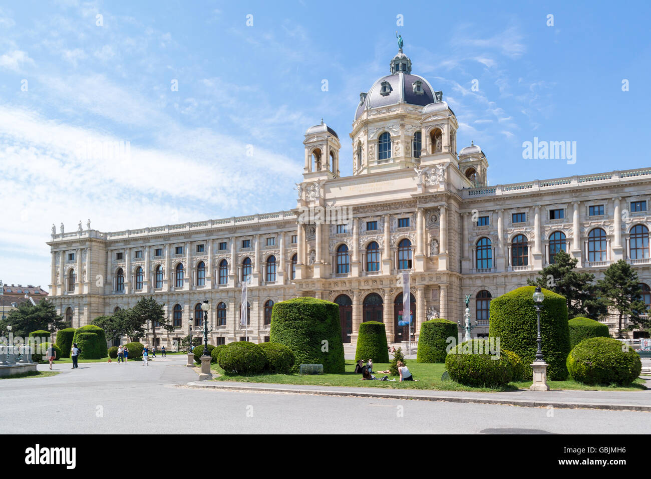 Imperial Natural History Museum on Marie Theresien Platz near Ringstrasse in Vienna, Austria Stock Photo