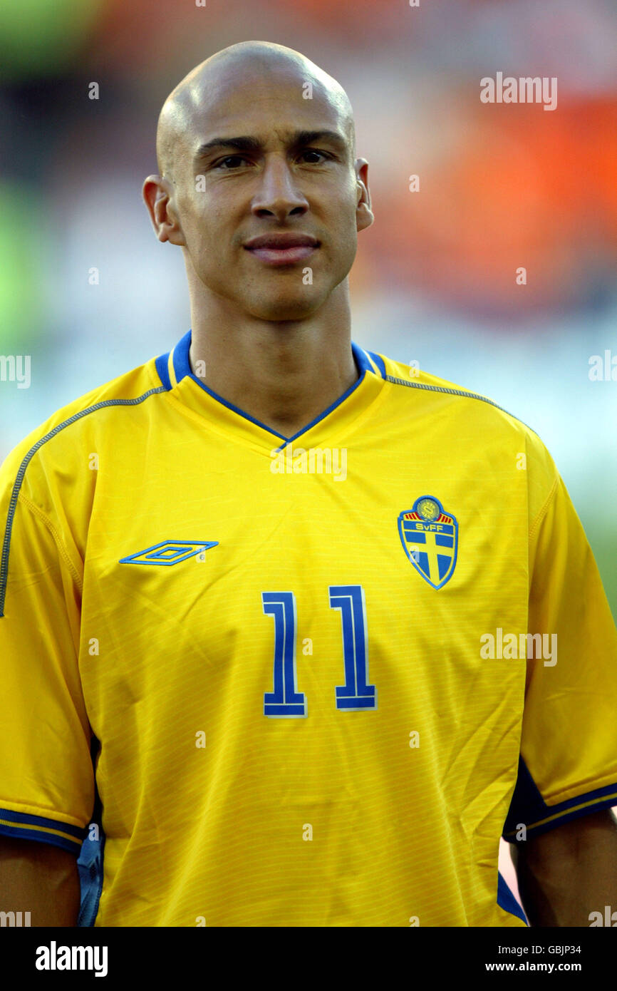 Soccer UEFA European Championship 2004 Quarter Finals Sweden v