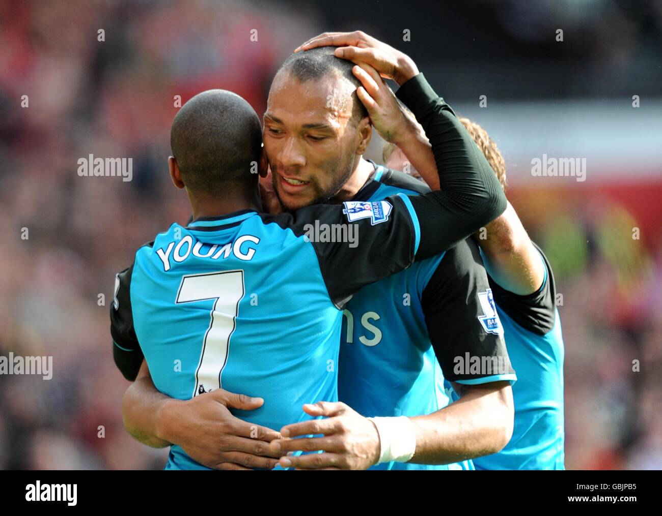 Left right aston villas ashley young hi-res stock photography and ...